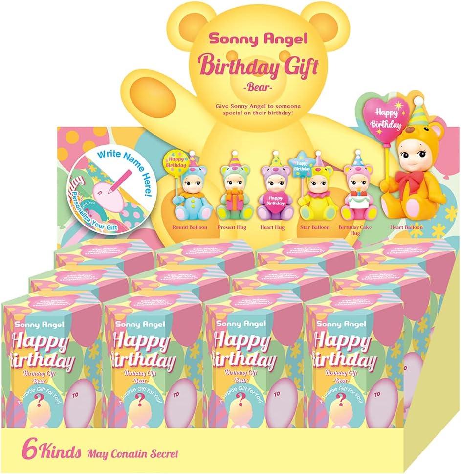 Sonny Angel Birthday Gift Bear